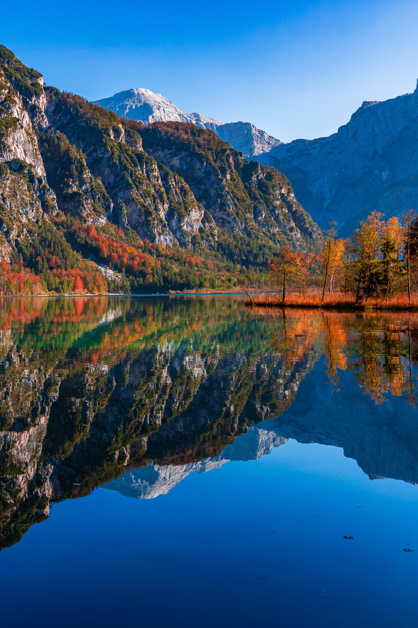 jezero Almsee na podzim