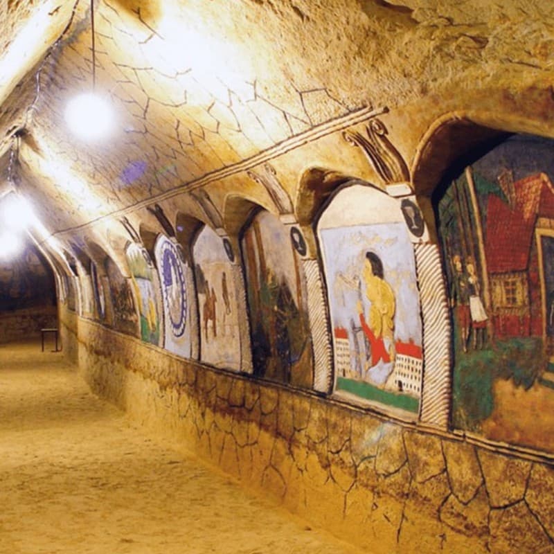 Malovaný sklep, Šatov